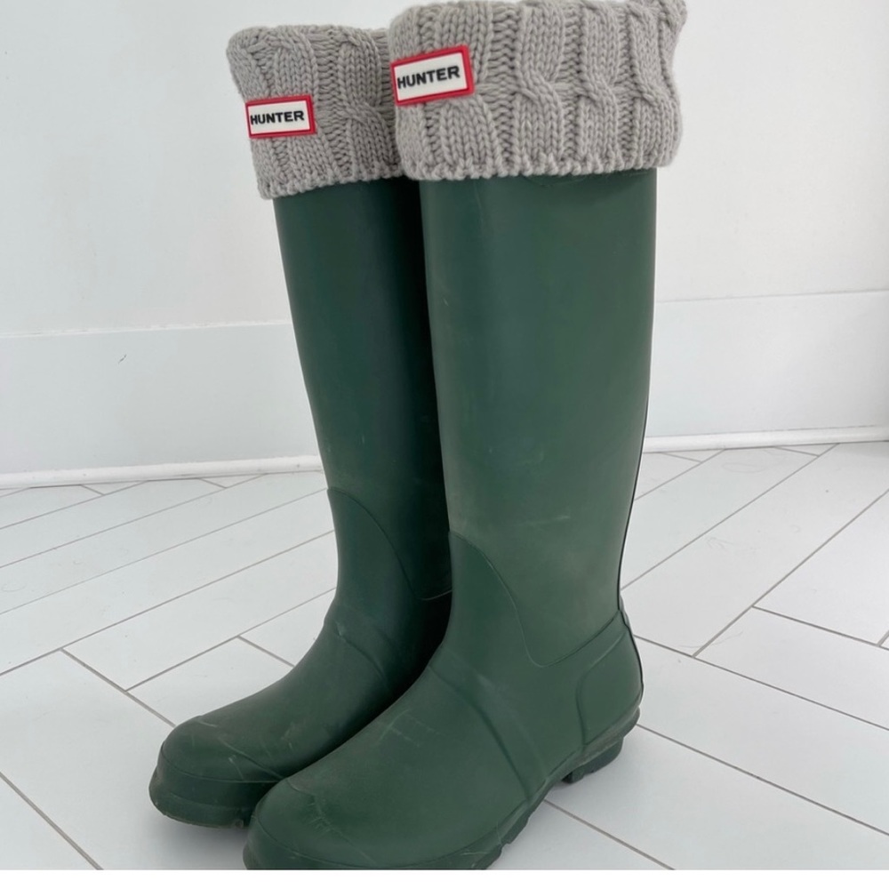 Original tall Hunter Boots with sock